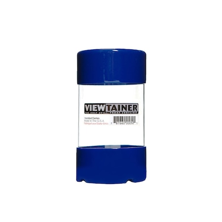 3 In. W X 5 In. H Slit Top Container Plastic Blue